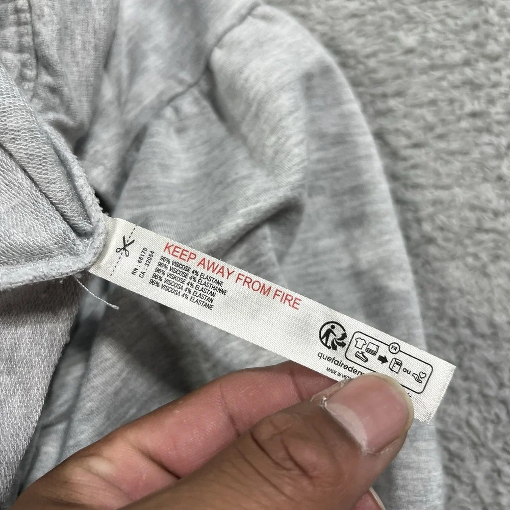 Free People Stay Low Harem Pants Womens XS Gray Baggy